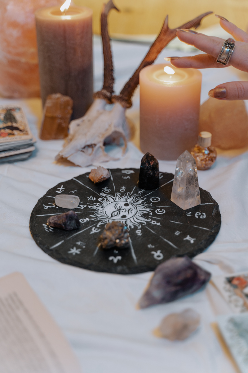 Crystals on a Zodiac Board  